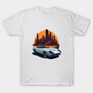 Ferrari Roma Vintage Car T-Shirt